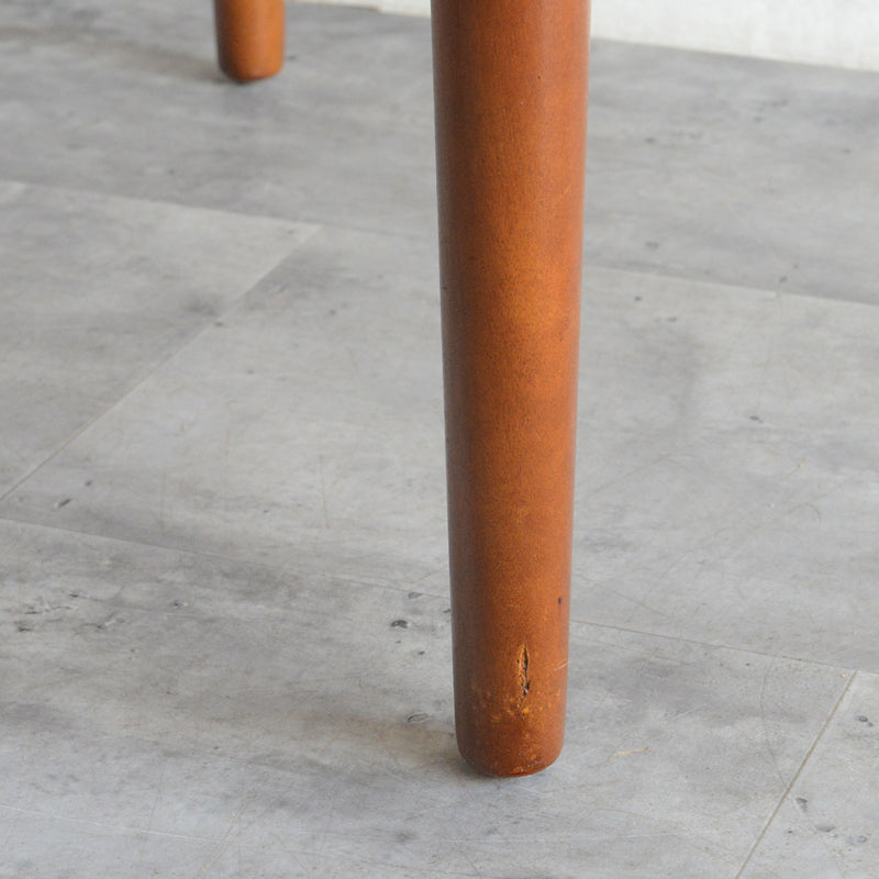 Jentique コンパクト エクステンション ラウンドテーブル11(天板剥離再塗装済)