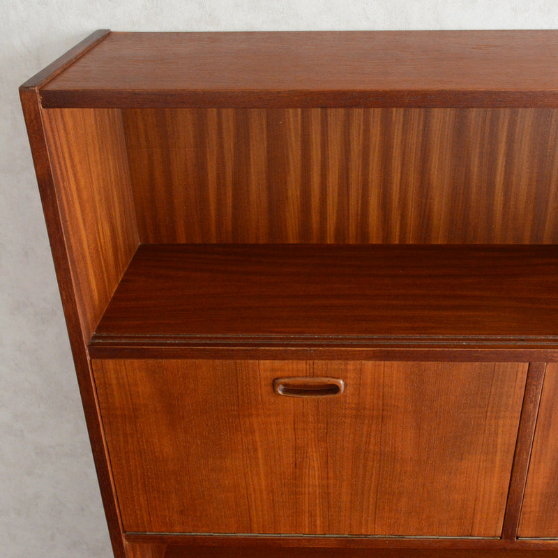 ミッドセンチュリー ヴィンテージ ハイサイドボード/カップボード 09（天板剥離再塗装済）