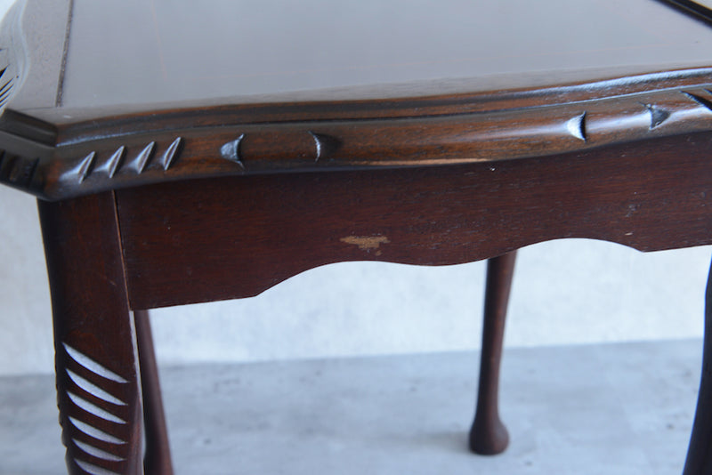 ヴィンテージマホガニーネストテーブル