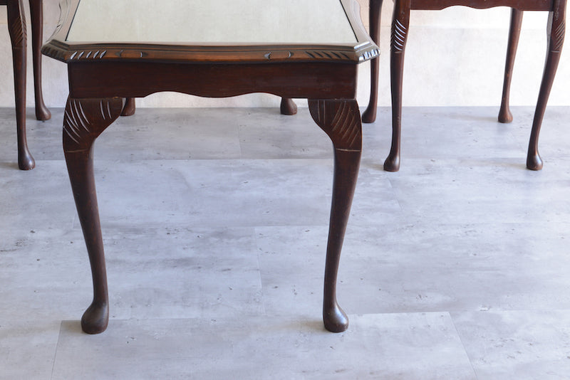 ヴィンテージマホガニーネストテーブル