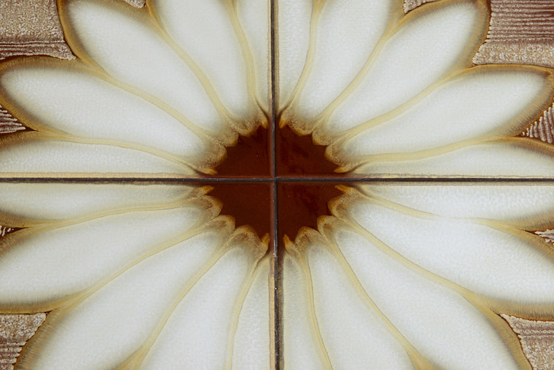 デンマークヴィンテージ　タイルトップローテーブル