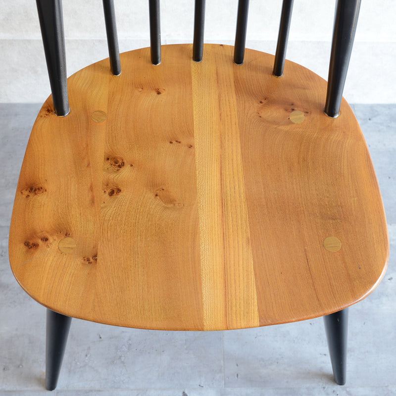 ERCOL アーコール クエーカーチェア (ブラック＆ナチュラル) 02