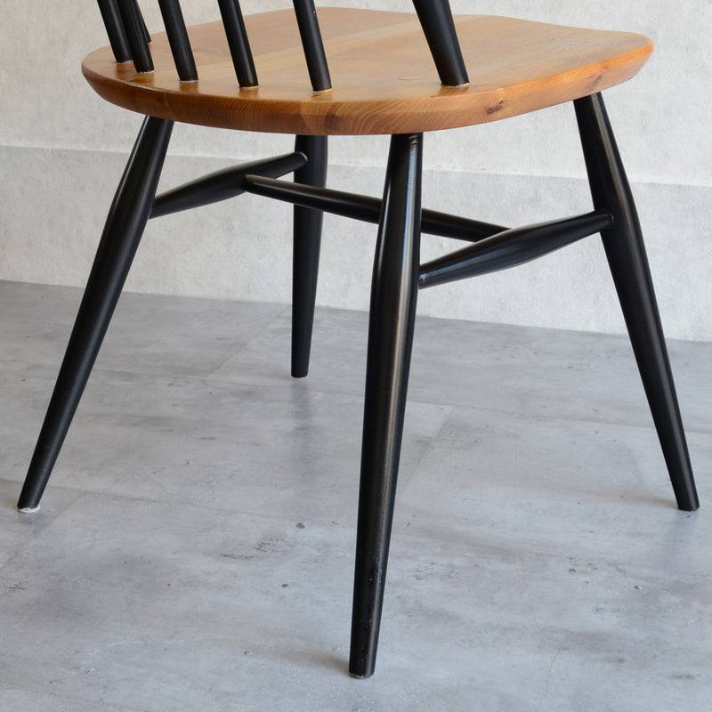 ERCOL アーコール クエーカーチェア (ブラック＆ナチュラル) 02