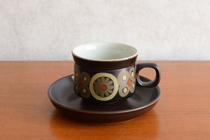 イギリス60s   DENBY(デンビー)コーヒーカップ&ソーサ01