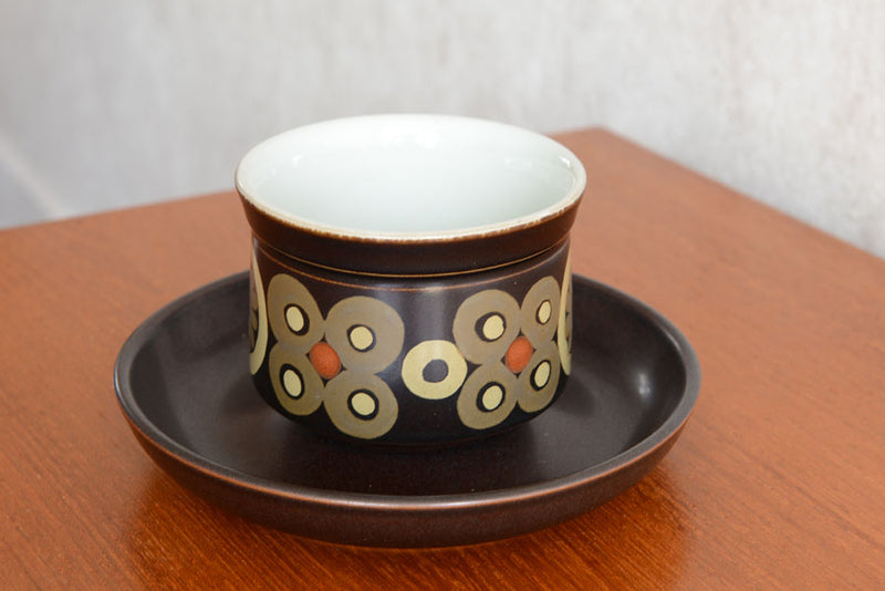 イギリス60s   DENBY(デンビー)コーヒーカップ&ソーサ01