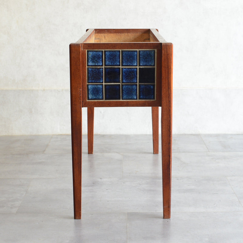 デンマークヴィンテージ  ブルータイルプランター