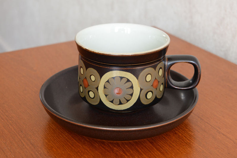 イギリス60s   DENBY(デンビー)コーヒーカップ&ソーサ01
