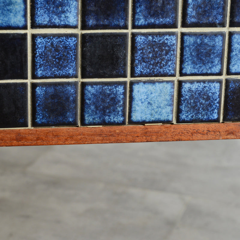 デンマークヴィンテージ  ブルータイルプランター