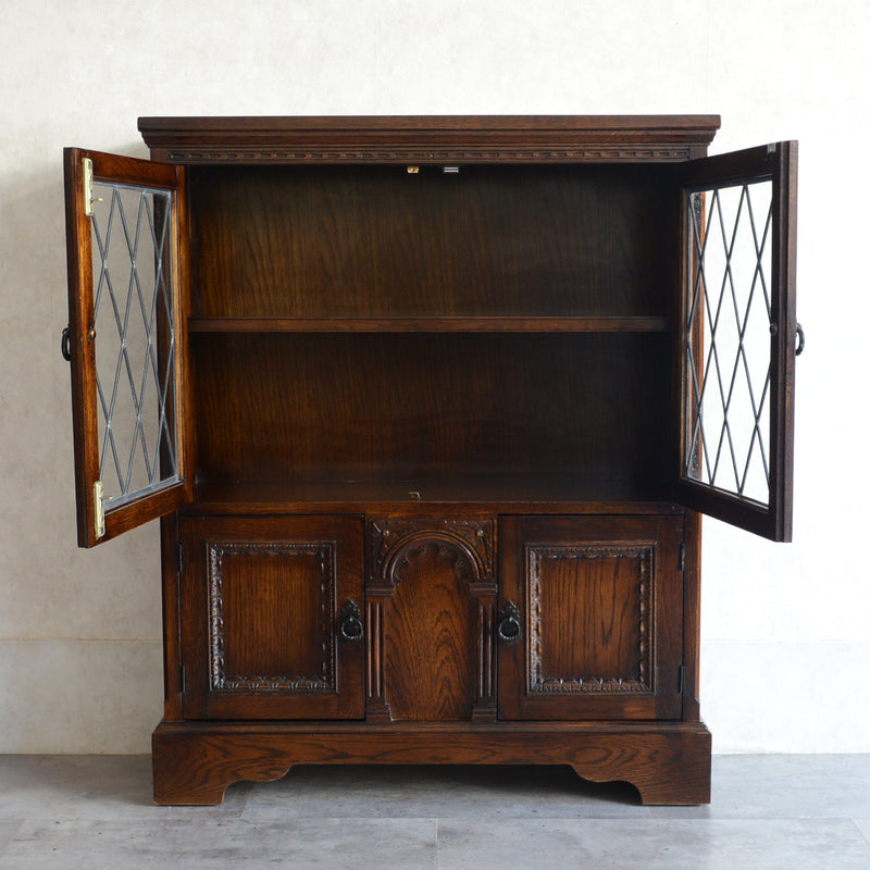 イギリス クラシック   ガラスキャビネット 04