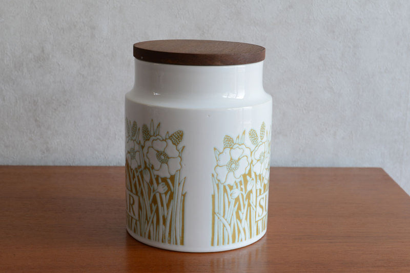 ホーンジー　Hornsea　Fleur　陶器キャニスター