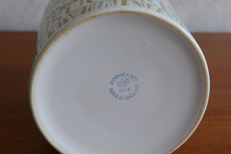 ホーンジー　Hornsea　Fleur　陶器キャニスター