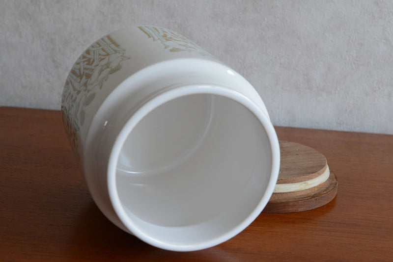 ホーンジー　Hornsea　Fleur　陶器キャニスター