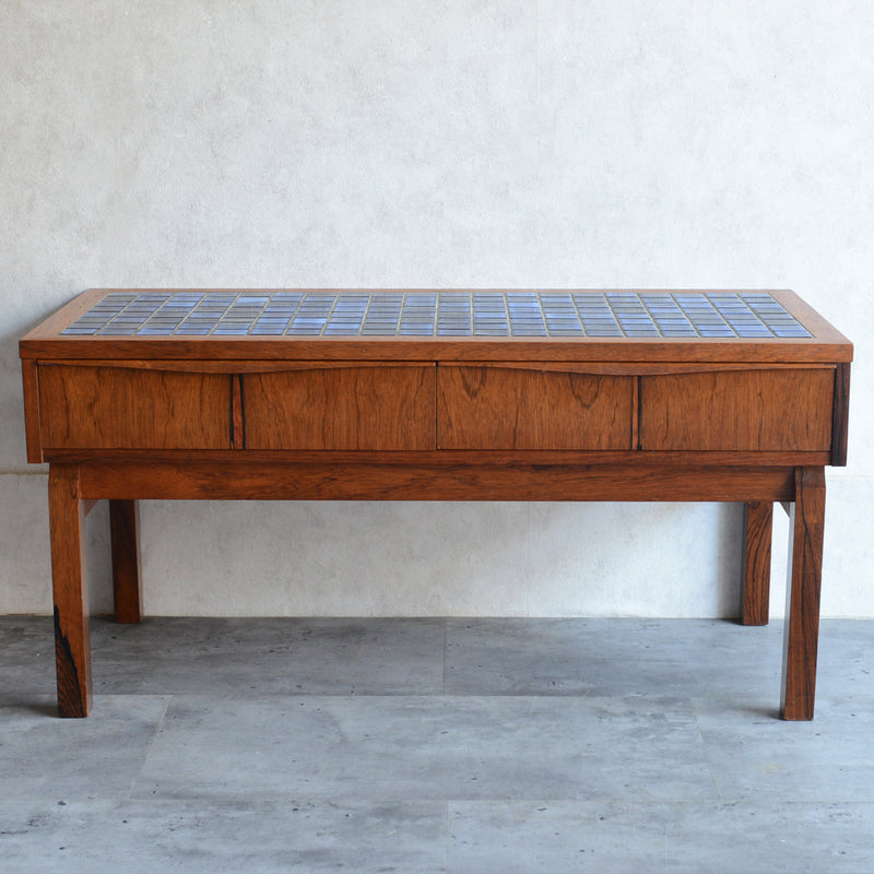 デンマーク ヴィンテージ ブルータイルチェスト5-5(ローズウッド）