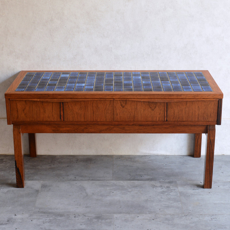 デンマーク ヴィンテージ ブルータイルチェスト5-5(ローズウッド）