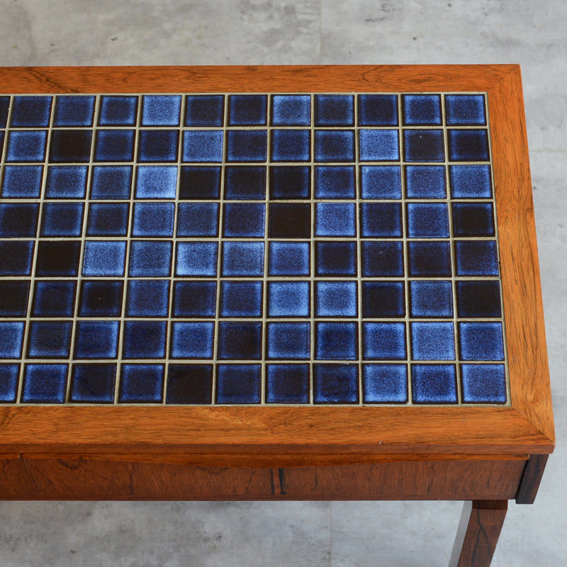 デンマーク ヴィンテージ ブルータイルチェスト5-5(ローズウッド）