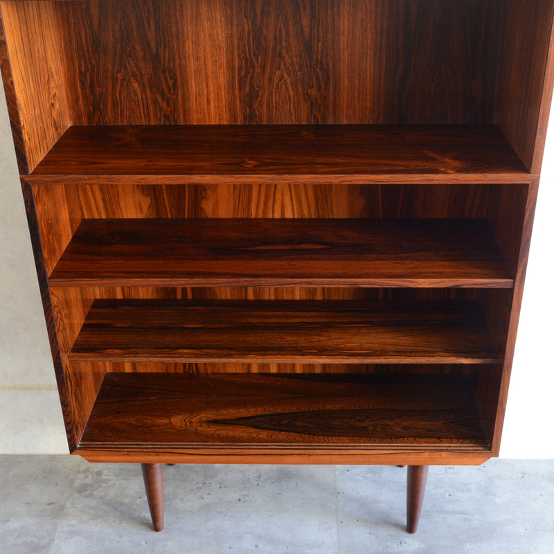 デンマーク ヴィンテージ　ローズウッド シェルフ3-36(ガラス戸付）