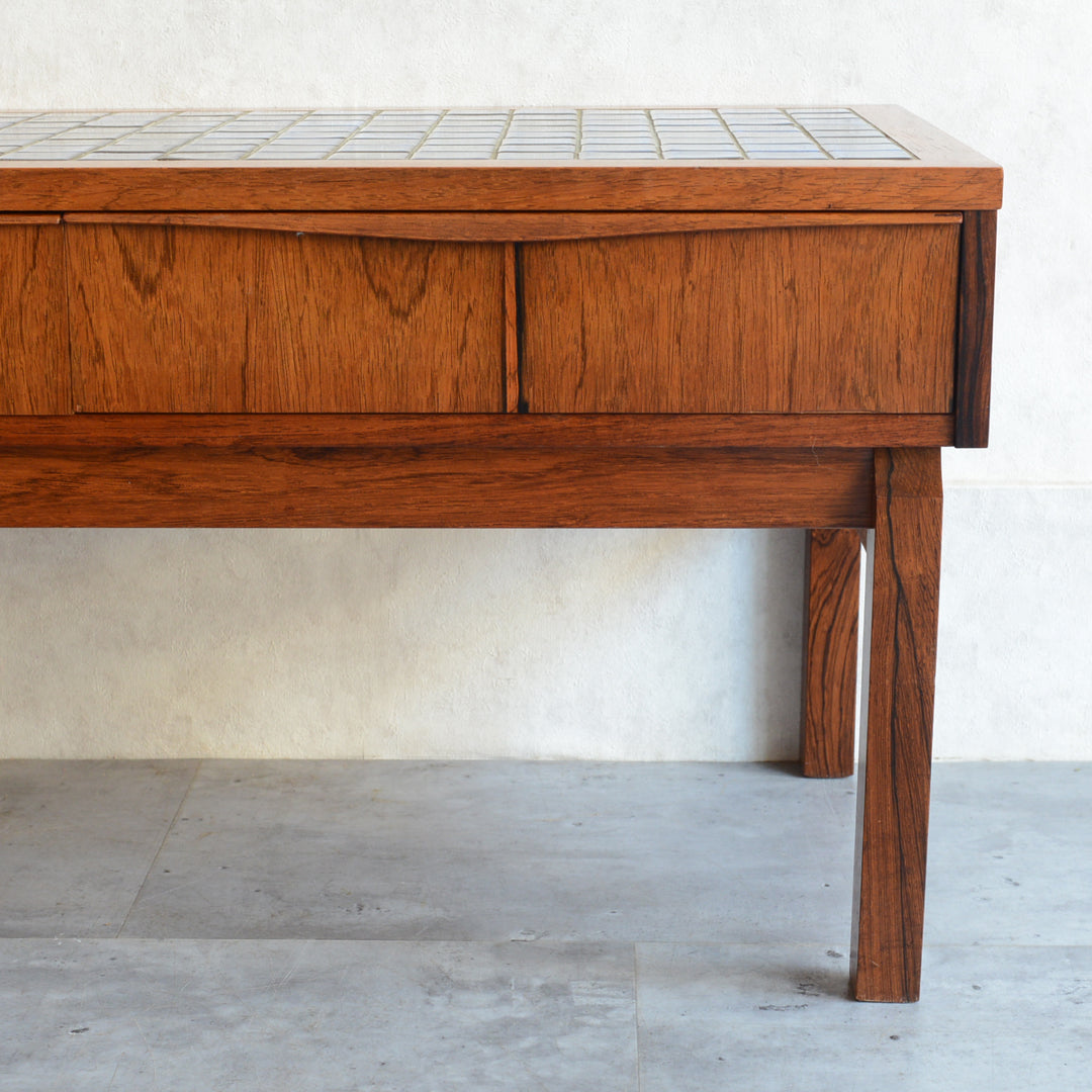 デンマーク ヴィンテージ ブルータイルチェスト5-5(ローズウッド）