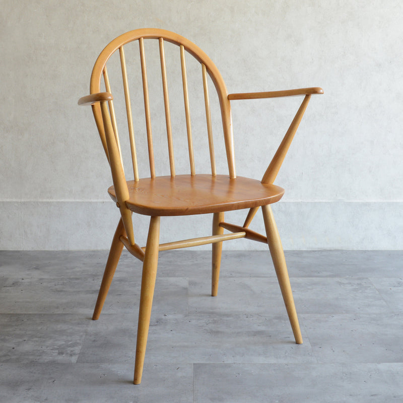 Y様ご見学　ERCOL アーコール　アーム付フープバックチェア 01 (剥離再塗装済）