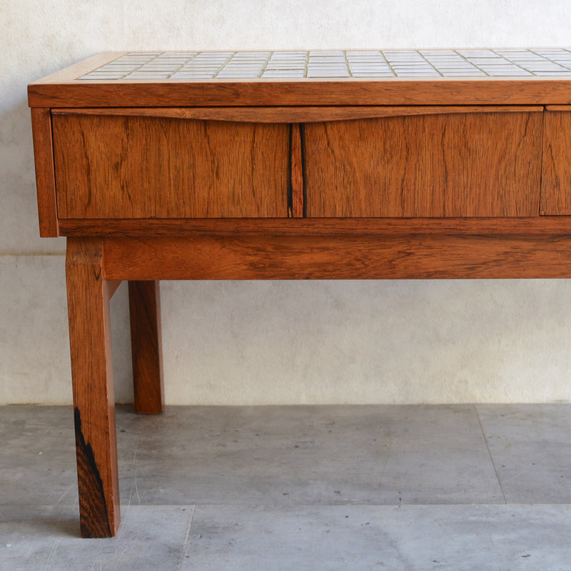 デンマーク ヴィンテージ ブルータイルチェスト5-5(ローズウッド）