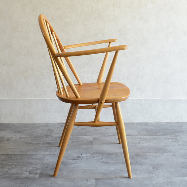 Y様ご見学　ERCOL アーコール　アーム付フープバックチェア 01 (剥離再塗装済）