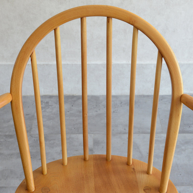 Y様ご見学　ERCOL アーコール　アーム付フープバックチェア 01 (剥離再塗装済）
