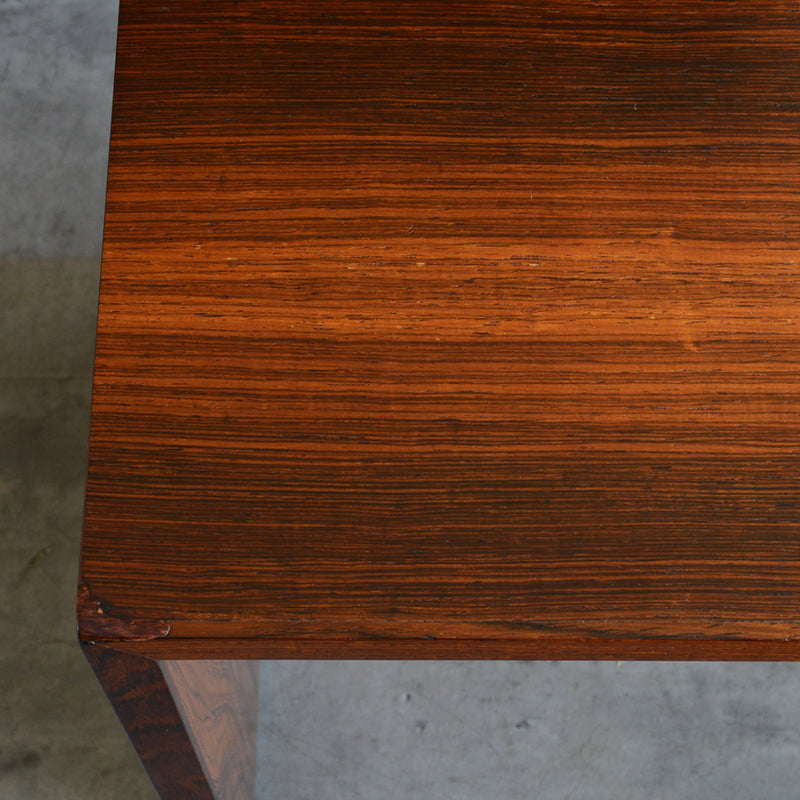 デンマーク ヴィンテージ　ローズウッド シェルフ3-36(ガラス戸付）