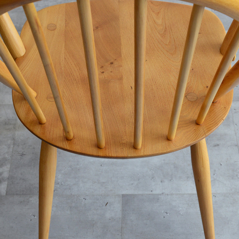 Y様ご見学　ERCOL アーコール　アーム付フープバックチェア 01 (剥離再塗装済）