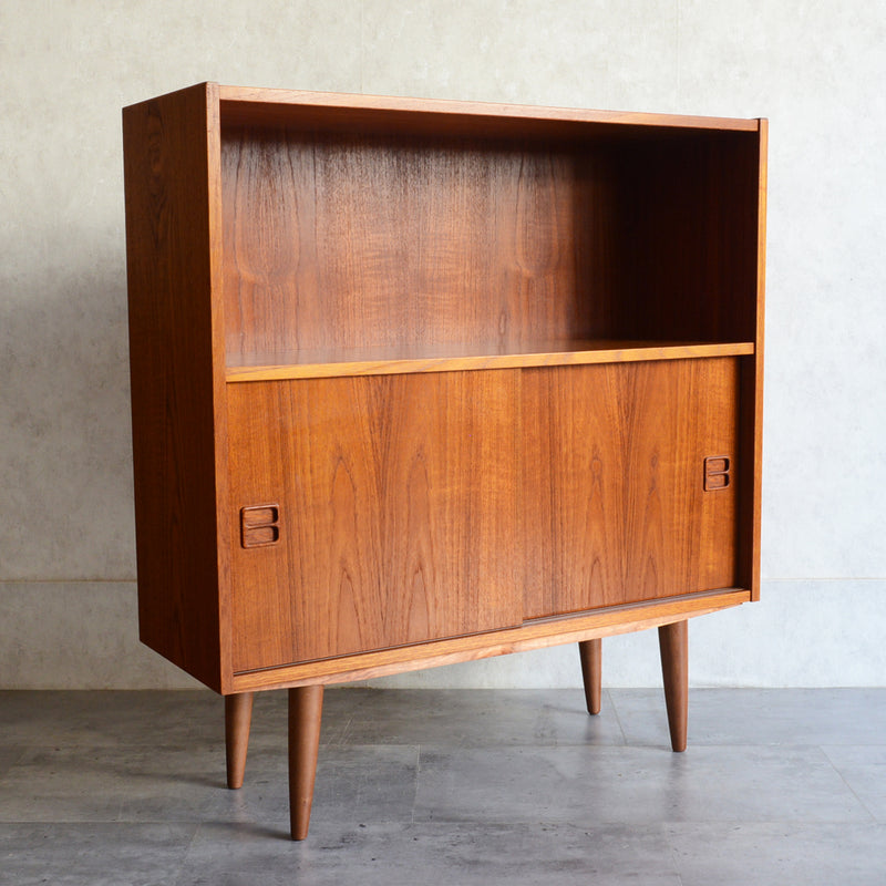 デンマーク ヴィンテージシェルフ 5-5木扉付