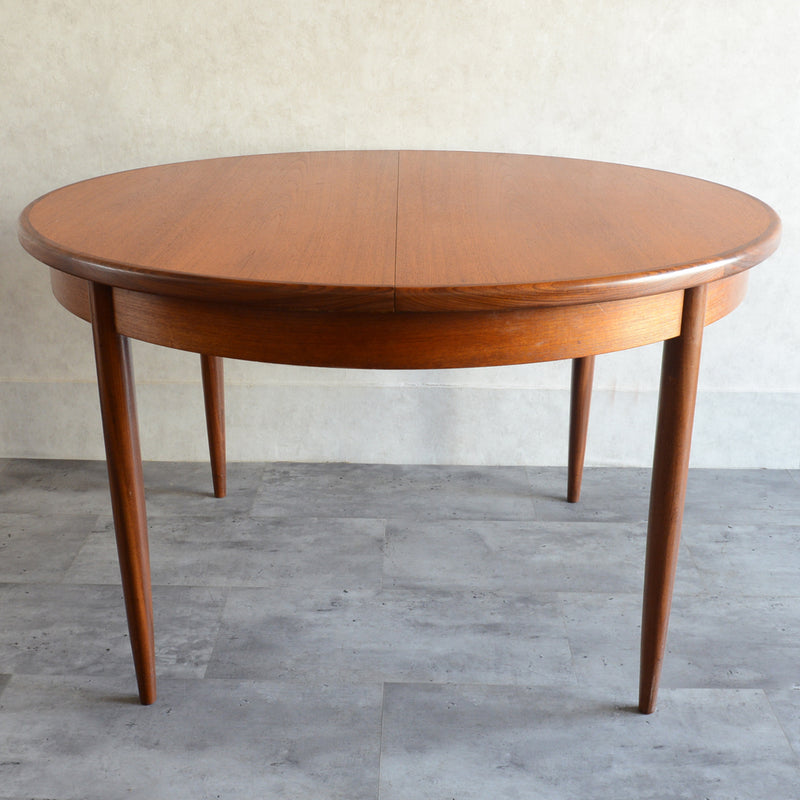 G-PLAN ジープラン　エクステンション ラウンドテーブル75(天板剥離再塗装）