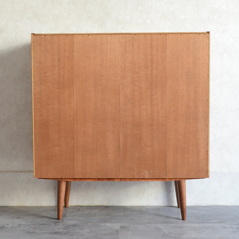 デンマーク ヴィンテージシェルフ 5-5木扉付