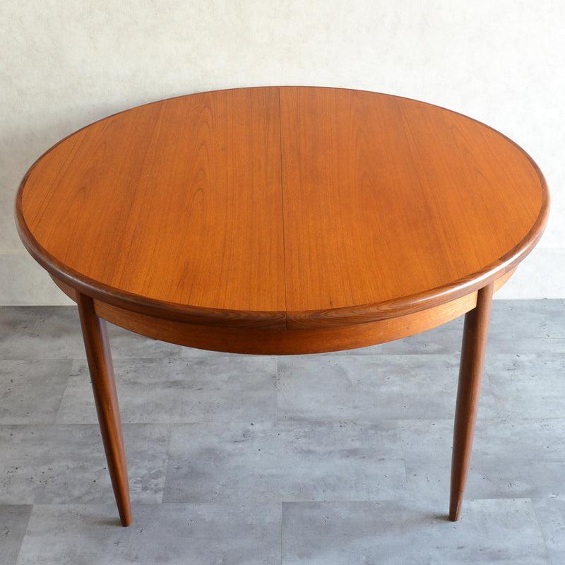 G-PLAN ジープラン　エクステンション ラウンドテーブル75(天板剥離再塗装）