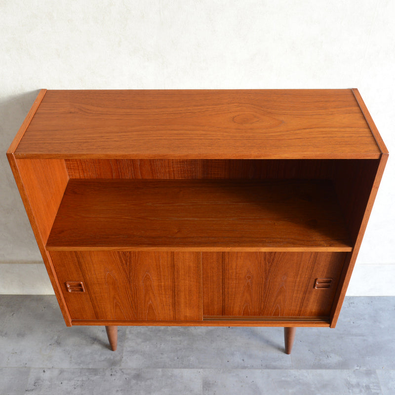 デンマーク ヴィンテージシェルフ 5-5木扉付