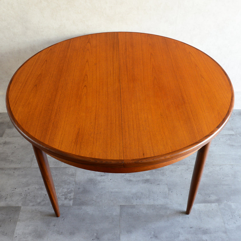 G-PLAN ジープラン　エクステンション ラウンドテーブル75(天板剥離再塗装）