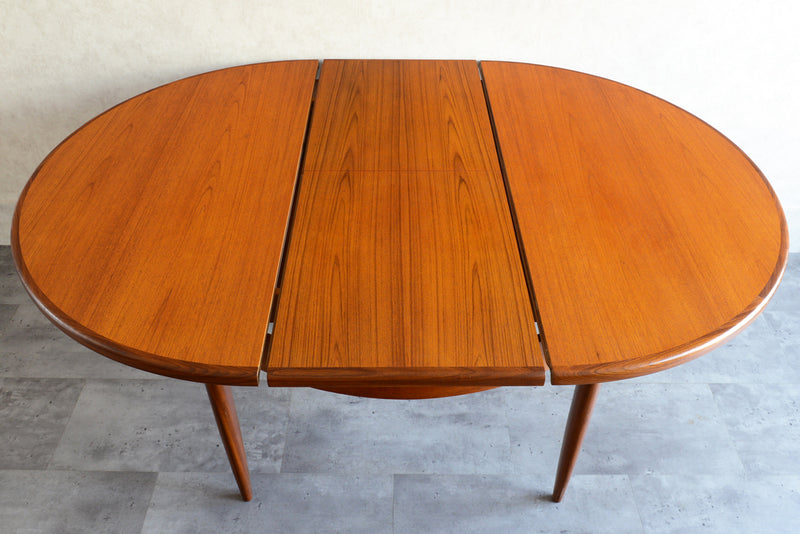 G-PLAN ジープラン　エクステンション ラウンドテーブル75(天板剥離再塗装）