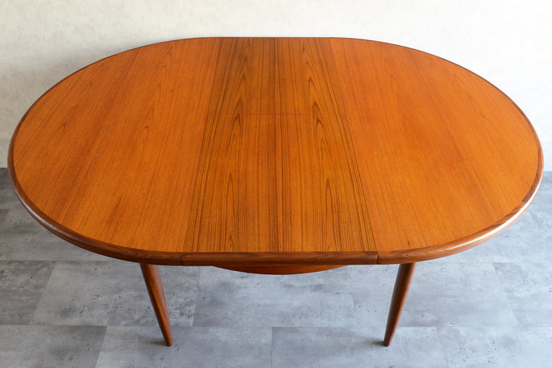 G-PLAN ジープラン　エクステンション ラウンドテーブル75(天板剥離再塗装）