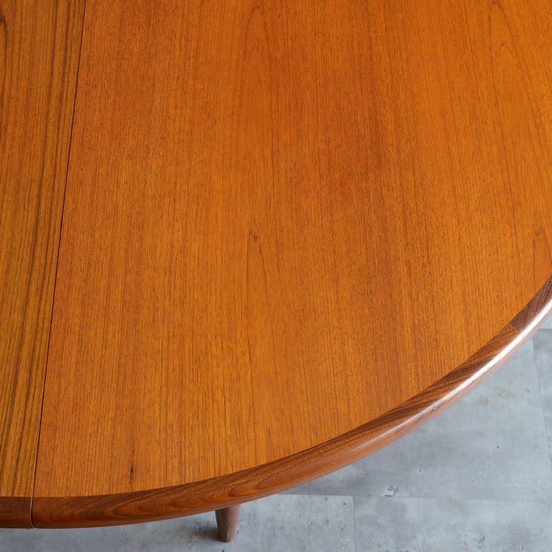 G-PLAN ジープラン　エクステンション ラウンドテーブル75(天板剥離再塗装）