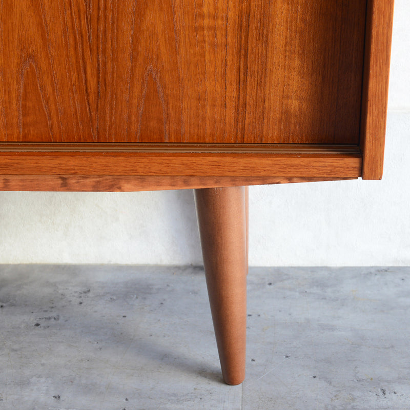 デンマーク ヴィンテージシェルフ 5-5木扉付