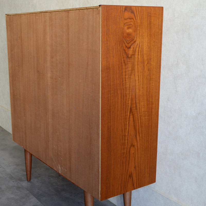 デンマーク ヴィンテージシェルフ 5-5木扉付