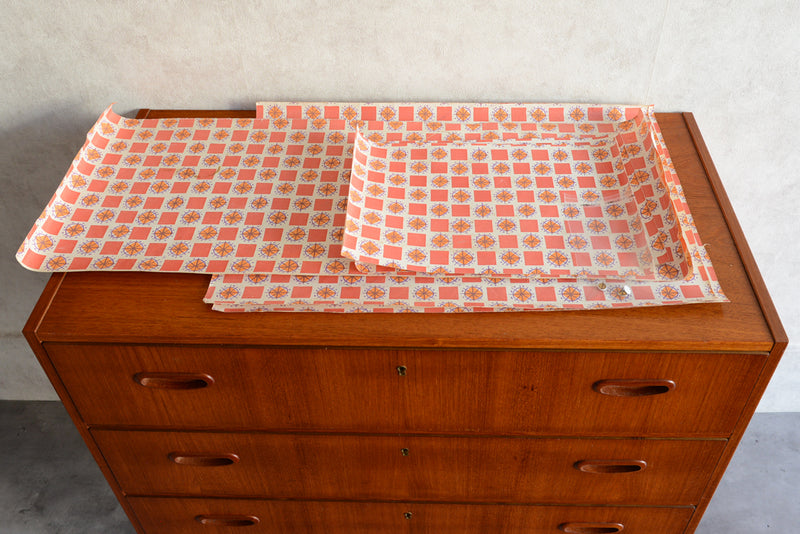 スウェーデンヴィンテージ　3段チェスト4-06