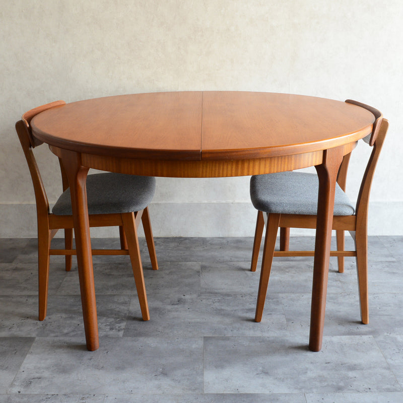 McINTOSH マッキントッシュ ラウンドエクステンション テーブル08（天板剥離再塗装済）