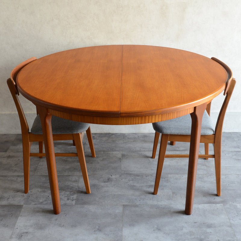 McINTOSH マッキントッシュ ラウンドエクステンション テーブル08（天板剥離再塗装済）