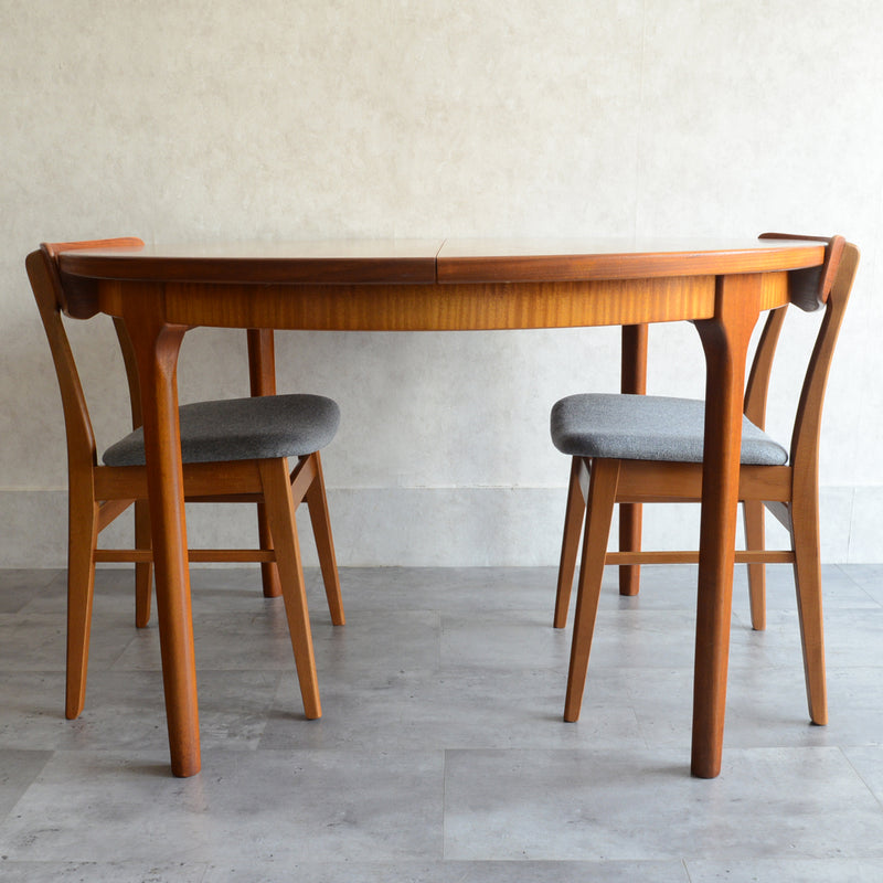 McINTOSH マッキントッシュ ラウンドエクステンション テーブル08（天板剥離再塗装済）