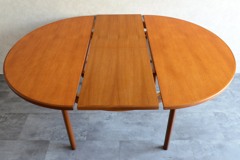 McINTOSH マッキントッシュ ラウンドエクステンション テーブル08（天板剥離再塗装済）