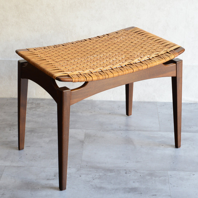 デンマーク ヴィンテージ　ラタンスツール