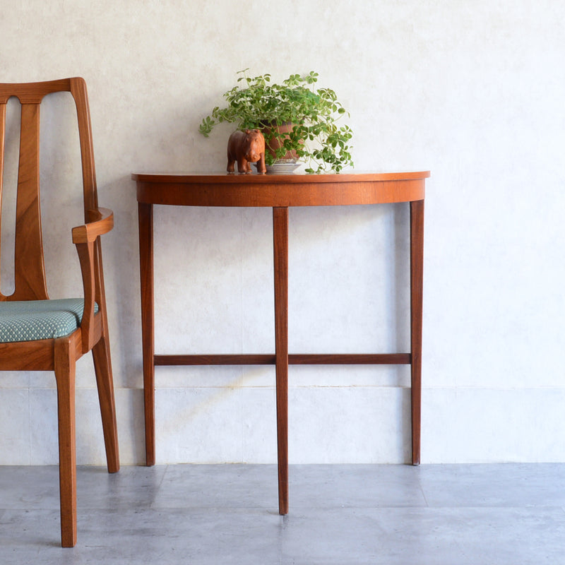 60S チーク コンソールテーブル