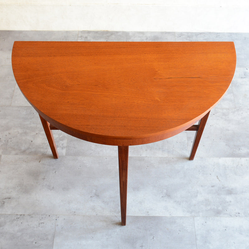 60S チーク コンソールテーブル