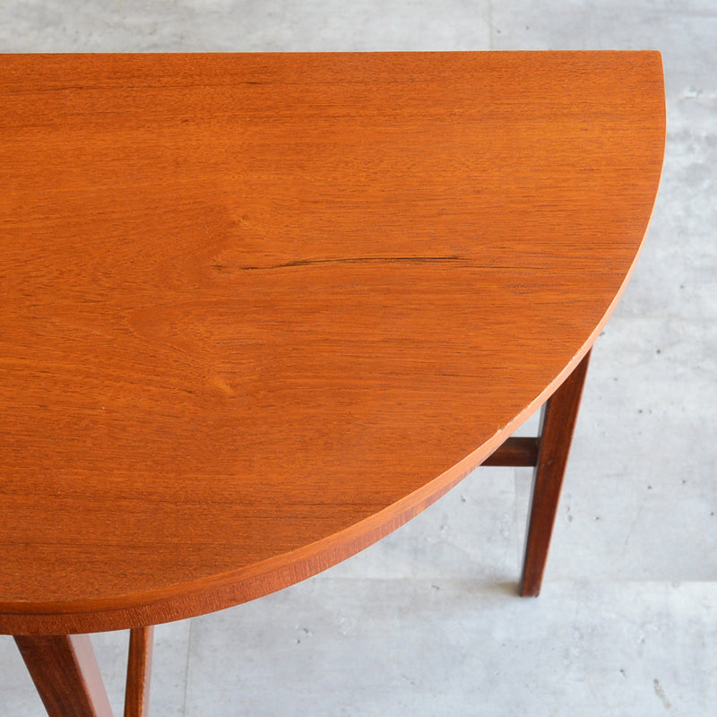 60S チーク コンソールテーブル