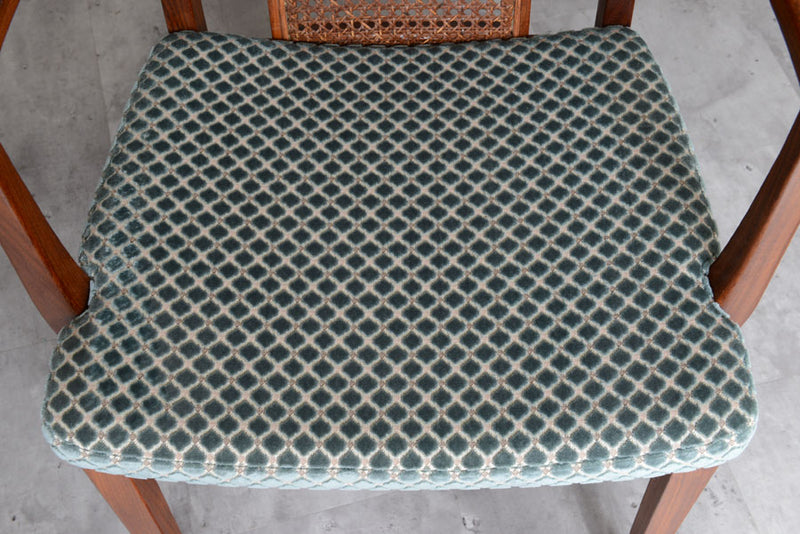 G-PLAN　ジープラン　ラタンアームチェア　座面張替済