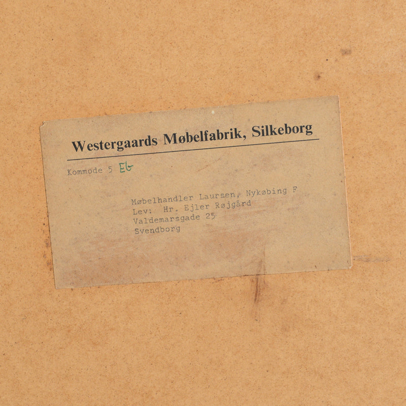 デンマークヴィンテージ  オーク4段チェスト3-4 (ウッドオイル仕上）