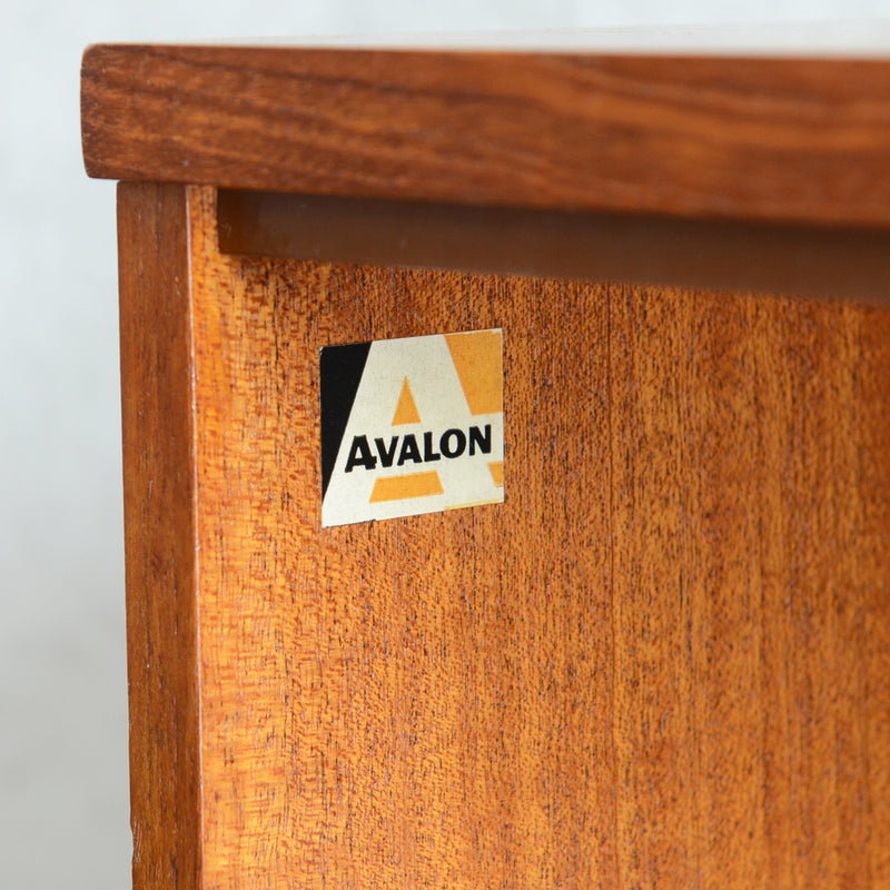 AVALON アバロン チーク ガラスキャビネット 38